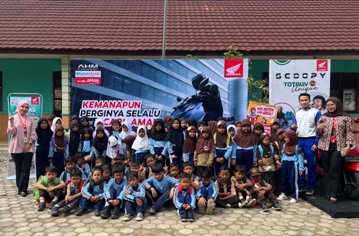 TDM Edukasi Safety Riding di SDN 4 Jatimulyo, Tanamkan Keselamatan Sejak Dini